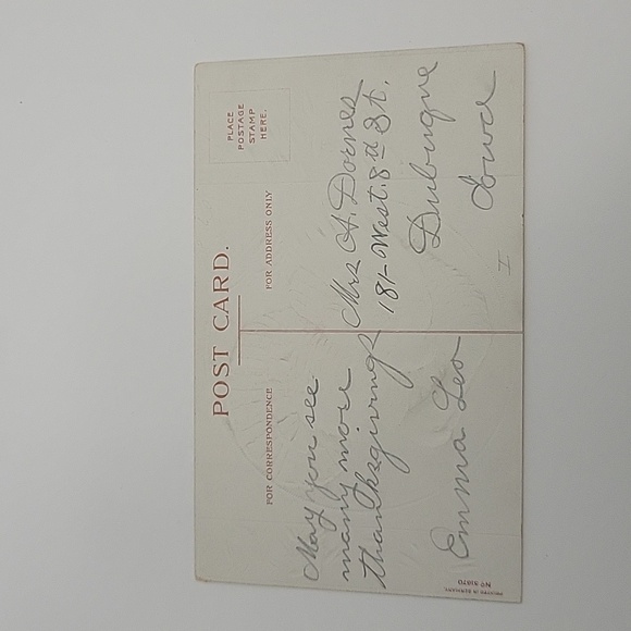 Vintage Postcard "A Happy Thanksgiving" Artist Ellen Clapsaddle 1900s No 51670 - Picture 2 of 5